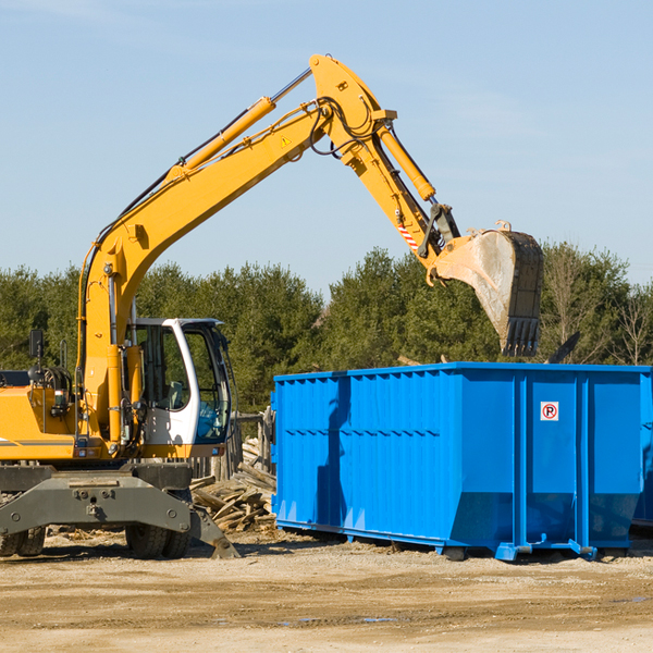 how many times can i have a residential dumpster rental emptied in Reva SD